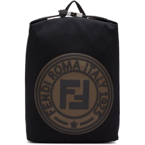 fendi roma italy 1925 backpack|Fendi Vintage 1925 Roma Nylon Backpack Black – DAC.